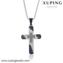 32722 Mode Religion série Cool Cross en acier inoxydable Bijoux Chaîne Pendentif